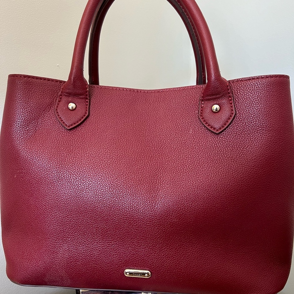 Chaps handbag, faux leather, excellent condition.